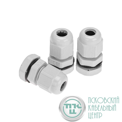 Ввод кабельный PG-7 (3.5-6мм) сер. комплект (уп.3шт) Rexant 07-8007-A3