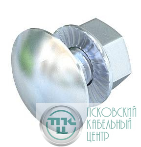 Комплект креплений M6х12 FRSB 6х12 F (болт с плоской головкой + комб. гайка) OBO 6406122