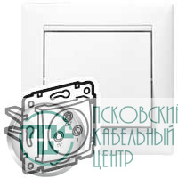 Розетка телевизионная оконечная TV/FM/SAT 3вых. СП Valena 10дБ механизм бел. (DIY-упак.) IEK 694277