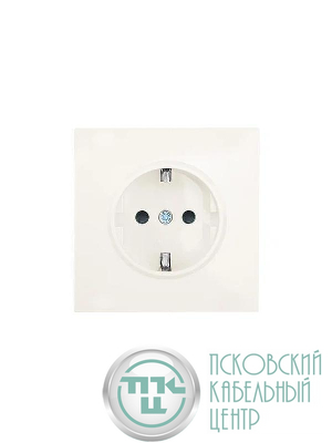 Розетка 1-мест. с защитн.шторк. СП ZIMA IP20 16А ПБТ безвинт. зажим слон. кость LEZARD 704-9088-124BQC