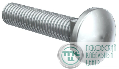 Винт с гладкой головкой и квадратным подголовником M6х30 IEK CMZ11-VT-06-030