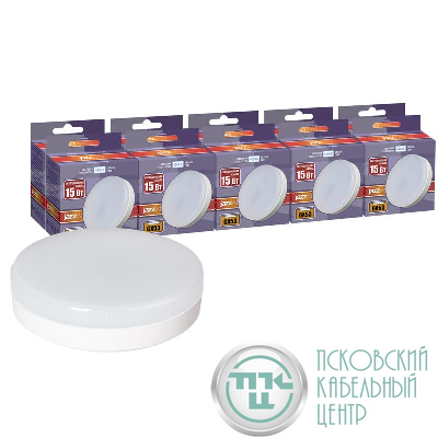 Лампа светодиодная PLED-GX53 15Вт 4000К нейтр. бел. GX53 1260лм 230В 50Гц (уп.10шт) JazzWay 5032941