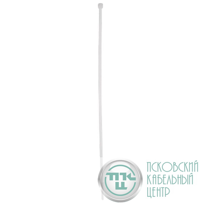 Хомут кабельный (стяжка) PCT 2.5х200-100WH 2.5х200 PA6.6 бел. (уп.100шт) JazzWay 5053618