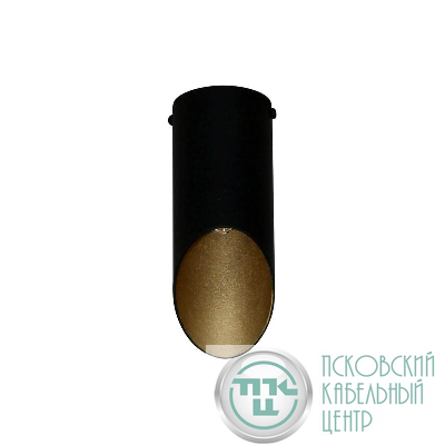Светильник "Соната" 111 НПБ 01-25-101 G9 [ИМ] потолочн. черн./зол. Элетех 1005405287