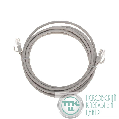 Патч-корд U/UTP CAT 6A (10G) RJ45-RJ45 28AWG LSZH сер. 3м Rexant 02-0380-3
