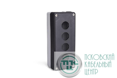 Корпус пост 4-кнопочный черн./сер. EMAS P4BOS