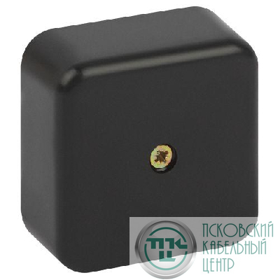 Коробка распаячная 50х50х20мм без клеммы IP40 черн. BS-B-50-50-20 Эра Б0061810