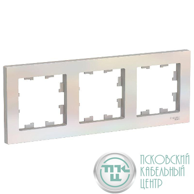 Рамка 3-м AtlasDesign универс. жемчуж. SE ATN000403