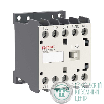 Миниконтактор YON DMC009 9A 4кВт AC3 3P кат. 220В AC 1НО YON DMC009-3C10A230