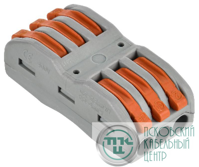 Клемма строительно-монтажная СМК 222-4133 (уп.4шт) IEK UKZ20-4133-004