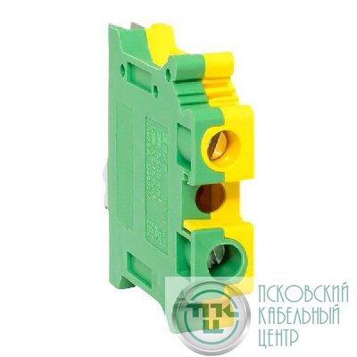 Колодка клеммная винтовая 10 UT земля EKF scr-ut-10-pe