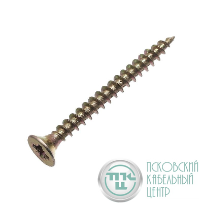 Саморез универсальный 5.0х50 желт. цинк (уп.150шт) коробка СТРОЙМЕТИЗ UTORM2140875