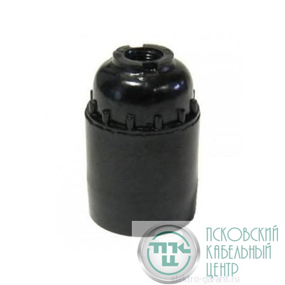 Патрон для ламп E27 M10 подвесной карболит. черн. TOKOV ELECTRIC TKE-C05-PKB-27-10