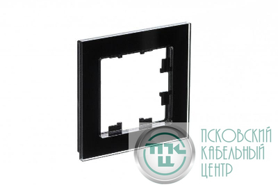 Рамка 1-м AtlasDesign Nature стекло черн. SE ATN321001