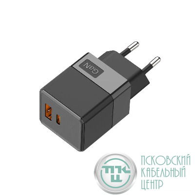 Устройство зарядное сетевое с двумя портами USB-A и USB-C 35Вт Rexant 18-2208
