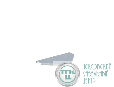 Крышка для ответвителя T-образ. осн.50 сталь 0.7мм ЛМсК-Т цУТ2.5 оцинк. СОЭМИ Н0122470111
