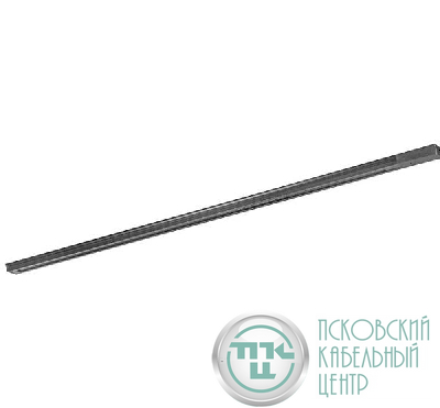 Шинопровод однофазный L1000 PTR 1M-BL накладной/подвесной для трекового освещения черн. Pro JazzWay 5026322