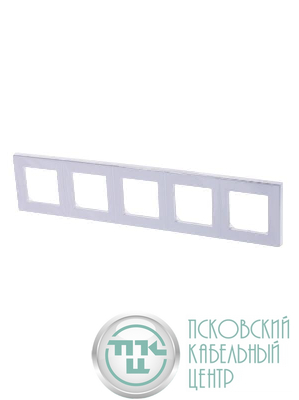 Рамка Levit 5п бел./ледяной ABB 2CHH015050A6001