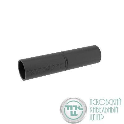Муфта труба-труба с ограничителем IP40 d16мм черн. DKC 54916B