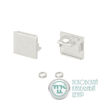 Заглушка SL-LINE-2522 WHITE глухая металл (комплект) Arlight 043120