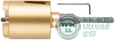 Коронка кольцевая алмазная по бетону безударная 68мм в сборе FIT 33485