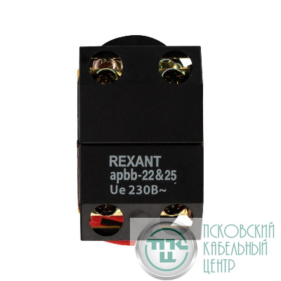 Кнопка APBB-22 "Пуск-Стоп" овальная 230 В NO+NC Rexant 36-5540