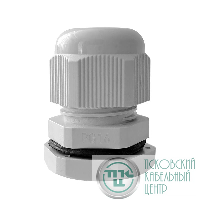Ввод кабельный (сальник) PG-16 IP68 сер. TOKOV ELECTRIC TKE-PG-16-G