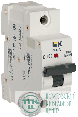 Выключатель автоматический модульный 1п C 100А M10H ARMAT IEK AR-M10H-1-C100
