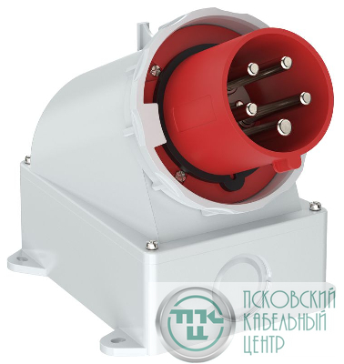 Вилка стц. ССИ-5352 63А-6ч 380В 3P+PE+N IP67 IEK PSR52-063-5-0-67