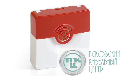 Оповещатель ОПОП 2-35 12В корпус бел./красн. Рубеж Rbz-790065