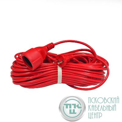 Удлинитель-шнур 1х30м без заземл. 10А IP20 2.2кВт ПВС 2х1 DOMTOK 2490