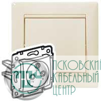 Розетка телевизионная оконечная TV/FM/SAT СП Valena 10дБ механизм сл. кость (DIY-упак.) IEK 695619