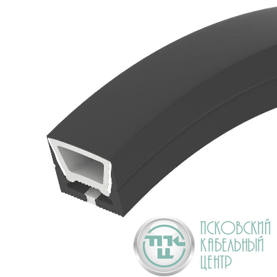 Профиль силиконовый WPH-FLEX-1616-TOP-S11-5m FULL BLACK силикон (уп.5м) Arlight 045774