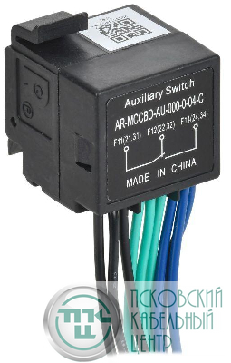 Контакт дополнительный левый MCCB типоразмер A; D 3НО 3НЗ ARMAT IEK AR-MCCBD-AU-000-0-04-C