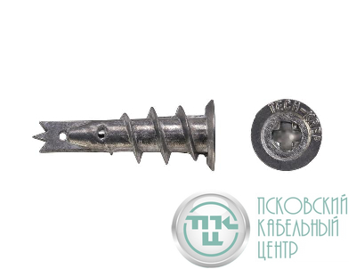 Дюбель для гипсокартона DRIVA SPA накл. метал. (коробка) (уп.100шт) Zitar 117980
