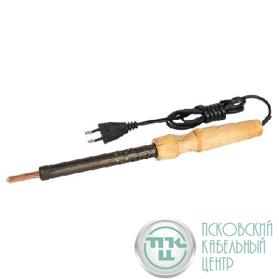 Паяльник ЭПЦН с деревянной рукояткой 230В 80Вт Россия Эра Б0061033