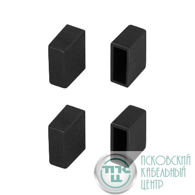 Заглушка WPH-FLEX-0612-SIDE BLACK глухая Силикон (комплект) Arlight 045908