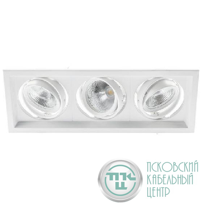 Светильник светодиодный встраив. SKD-13-36-40K-W09 3х9Вт 2430Лм 4000К 320х130х100 ЭРА Б0049759