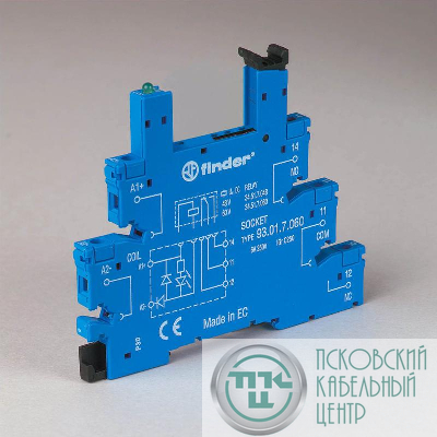 Розетка с винт. клеммами для реле 34 серии 24В FINDER 93017024