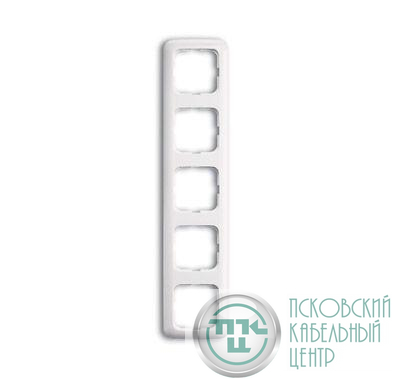 Рамка 5-м Reflex альп. бел. ABB 2CKA001725A0969