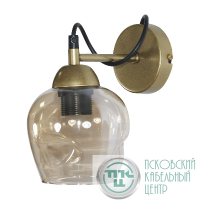 Светильник "Мирра" 511 (плафон 8268) НББ 01-60-181 Е27 [ИМ] настен. зол. Элетех 1005405274