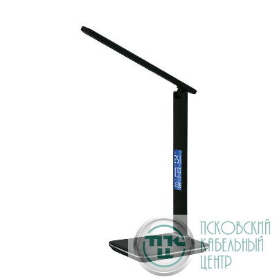 Светильник TLD-551 Brown/LED/450лм/3000-6000К/Dimmer/USB настол. часы календ. терм. коричн. 9Вт Uniel UL-00003335