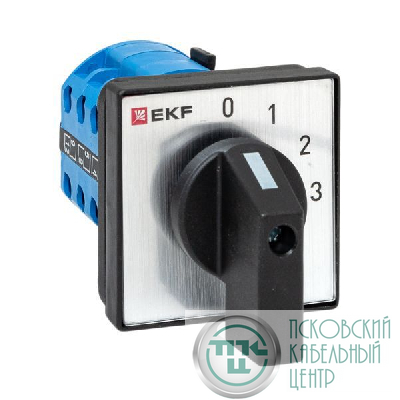Переключатель кулачковый ПК-1-102 2п 10А "0-1-2-3" EKF pk-1-102-10