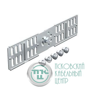 Соединитель для кабельного лист. лотка LKS шарнирный 60х260 OBO 7082012