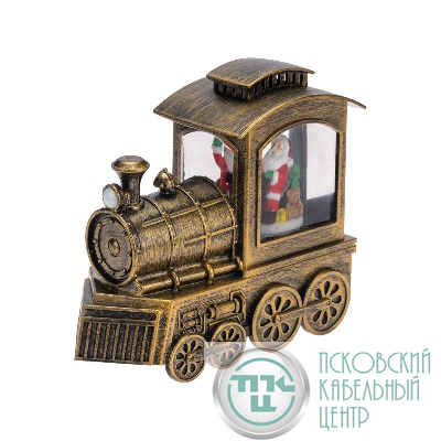 Фонарь декоративный "Паровоз" с эффектом снегопада и подсветкой Neon-Night 501-166