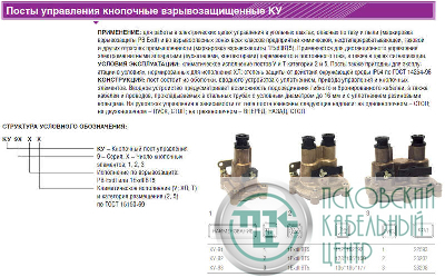 Пост управления кнопочный КУ-91-1Ех db IIВ Т5 Gb/Ex tb IIIC T95град.C Db-ХЛ2 ВЭЛАН 00-00308636