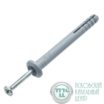 Дюбель-гвоздь SM-G гриб. манж 6х60 ведро (уп.100шт) СТРОЙМЕТИЗ 2440026