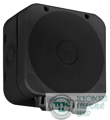 Коробка распределительная133х120х60 двухкомпонентн. для видеокамер HF IP68 черн. Ruvinil 67080Ч