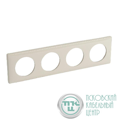 Рамка 4-м Celiane сл. кость Leg 068694