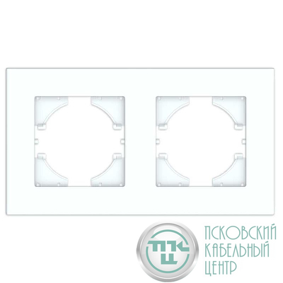 Рамка 2-местн City бел. GUSI С1112-001